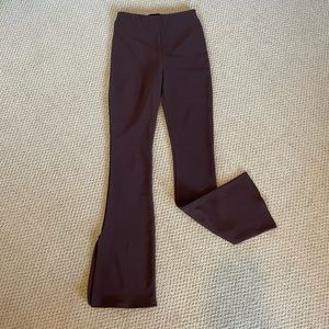Brown straight leg pants